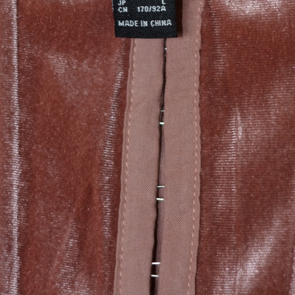 Velvet Pink Corset Top - Picture 7 of 7